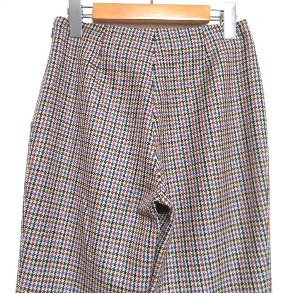 Stella McCartney Stella Mccartney Stella McCartney Houndstooth Wool Flare Pants Cotton Pants DUTY FREE for USA Size ONE SIZE - 4 Thumbnail