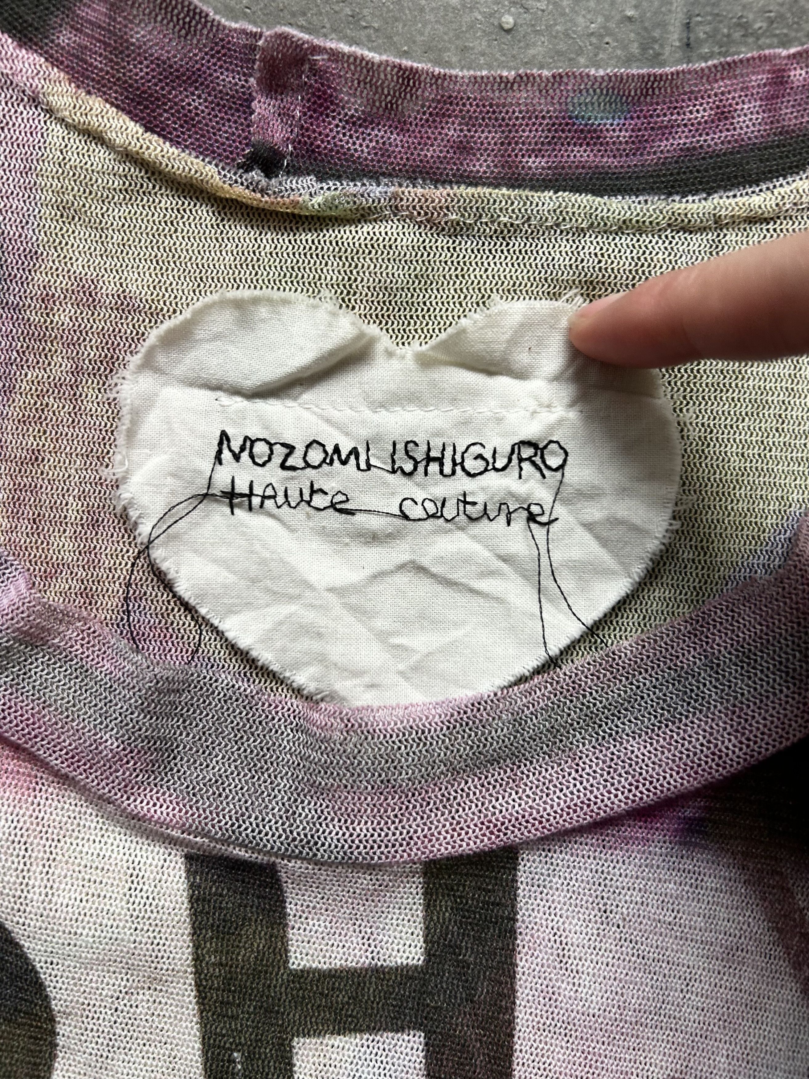 Nozomi Ishiguro graphic crop tank top with slogan Size M / US 6-8 / IT 42-44 - 2 Thumbnail