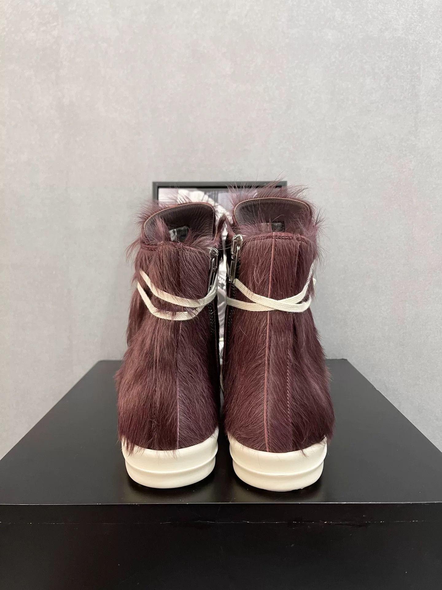 Rick Owens rick owens purple high-top luxury sneakers Size US 6 / IT 36 - 7 Thumbnail