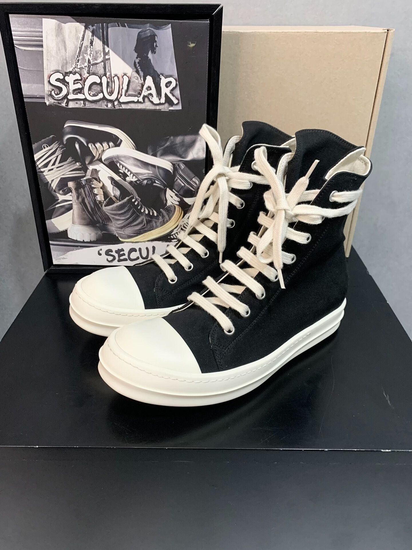 Rick Owens Rick Owens High Top Canvas Sneakers Size US 6 / IT 36 - 4 Thumbnail