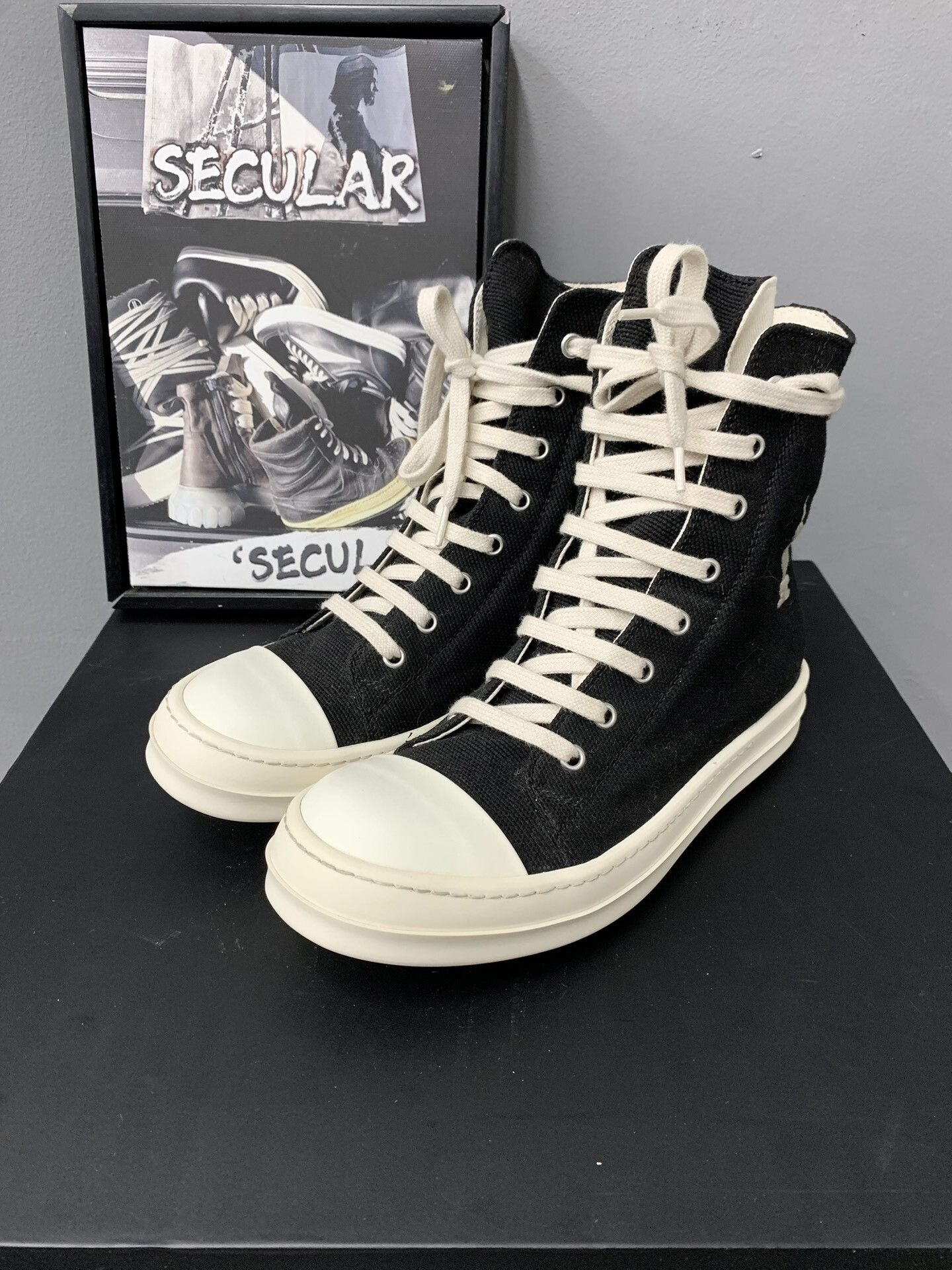 Rick Owens Drkshdw Rick Owens Drkshdw High Top Sneakers Size US 6 / IT 36 - 4 Thumbnail
