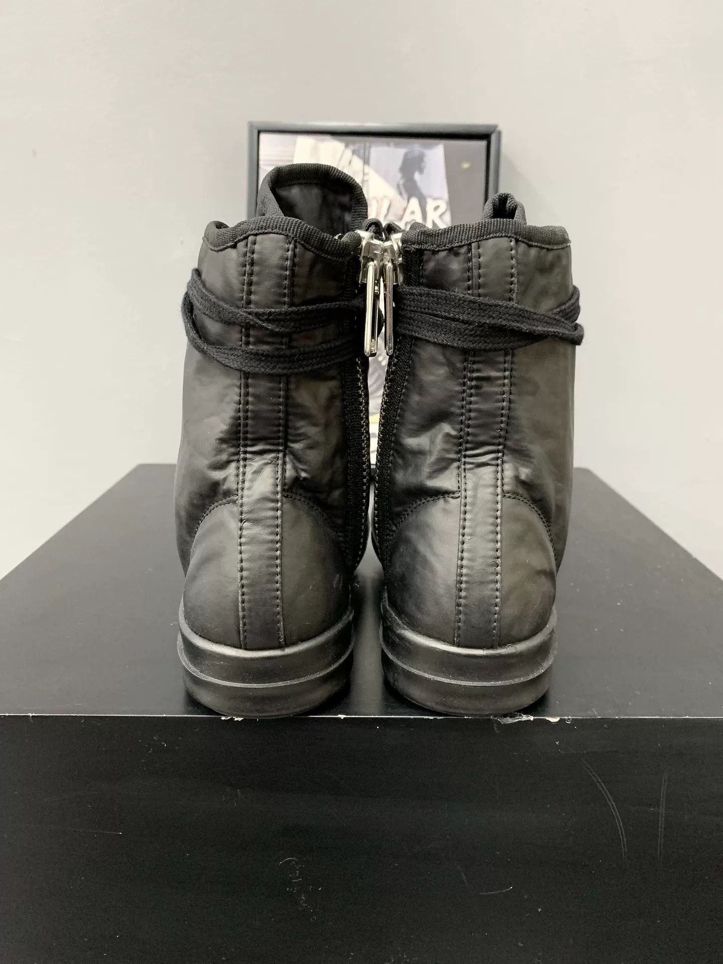 Rick Owens Drkshdw rick owens drkshdw black high-top sneakers Size US 5.5 / IT 35.5 - 7 Thumbnail