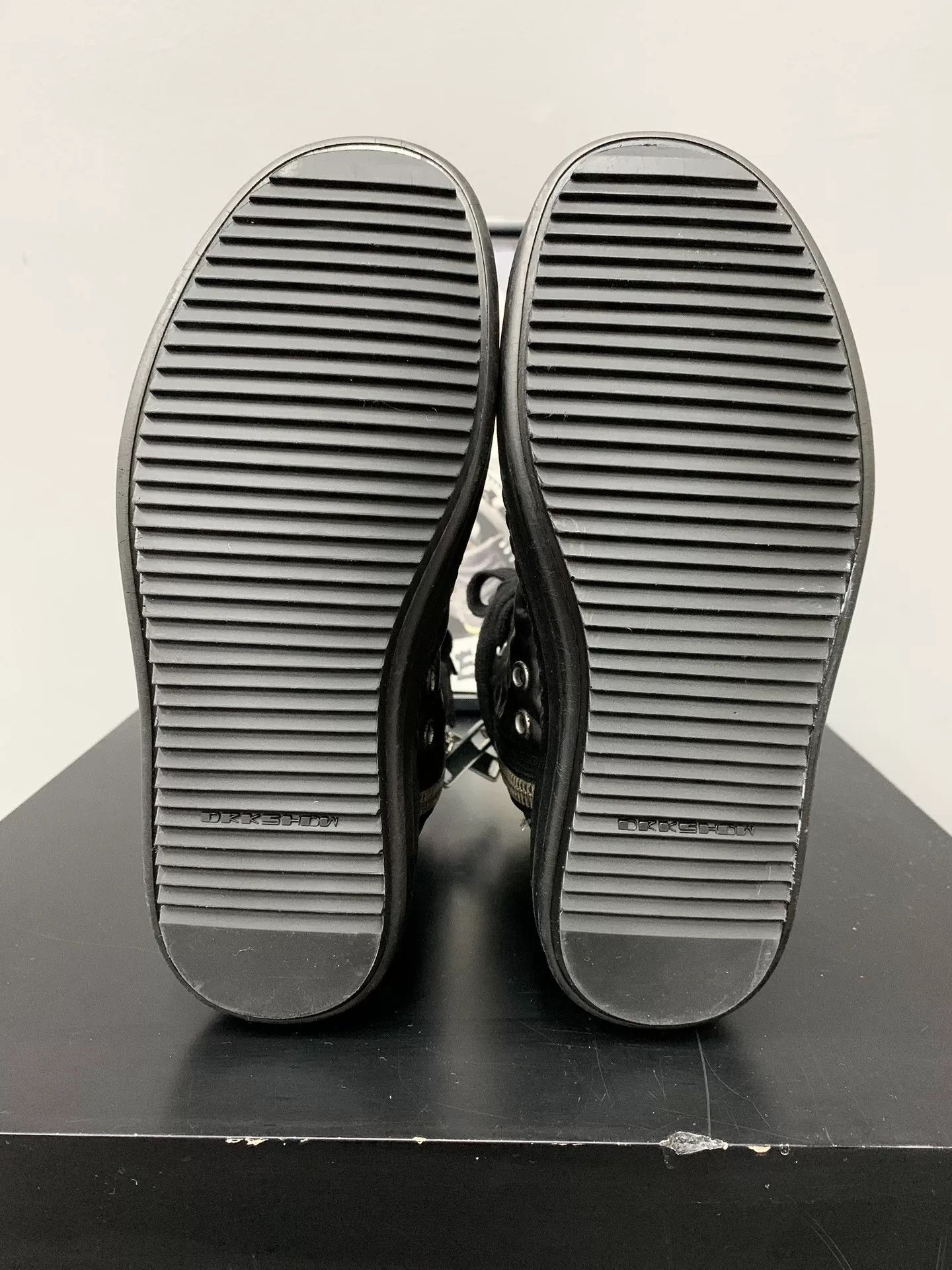 Rick Owens Drkshdw rick owens drkshdw black high-top sneakers Size US 5.5 / IT 35.5 - 8 Thumbnail