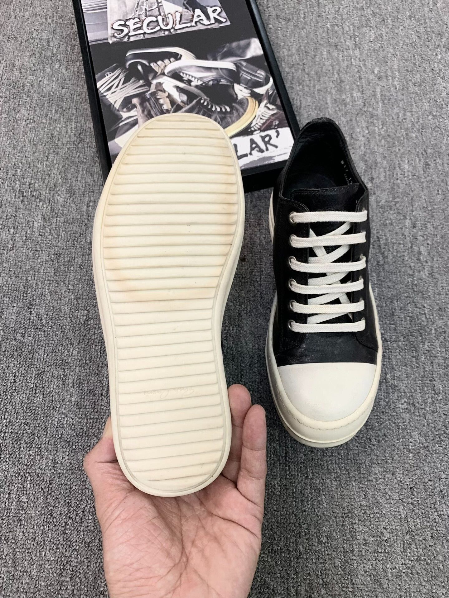 Rick Owens rick owens low-top leather sneakers women Size US 6.5 / IT 36.5 - 7 Thumbnail