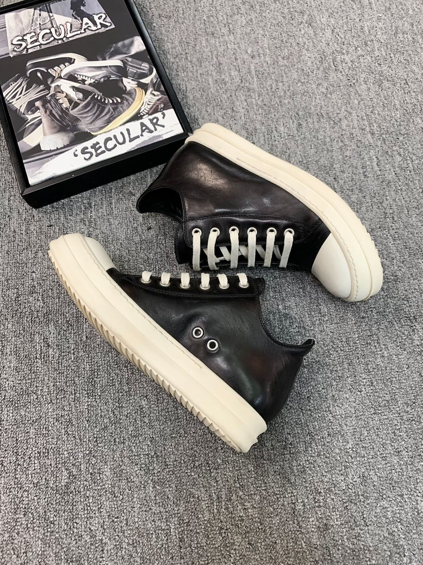 Rick Owens rick owens low-top leather sneakers women Size US 6.5 / IT 36.5 - 6 Thumbnail