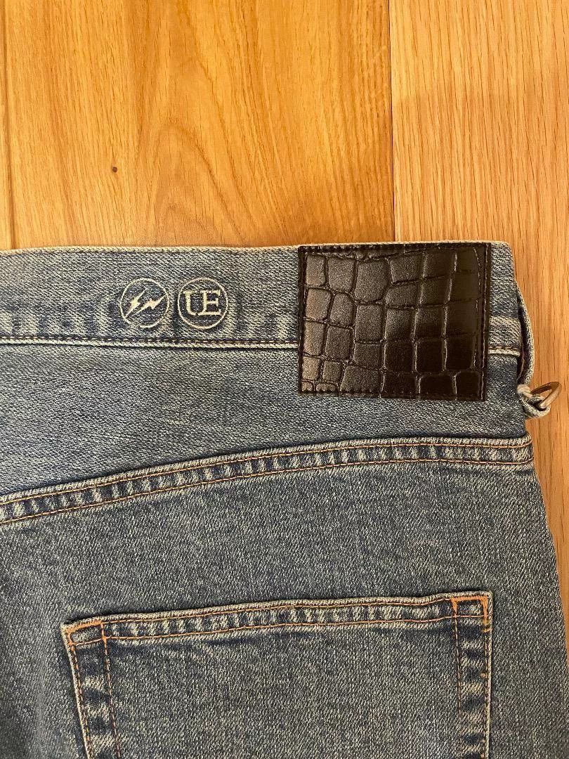 uniform experiment washed denim wide pants by uniform experiment Size US 34 / EU 50 - 2 Thumbnail
