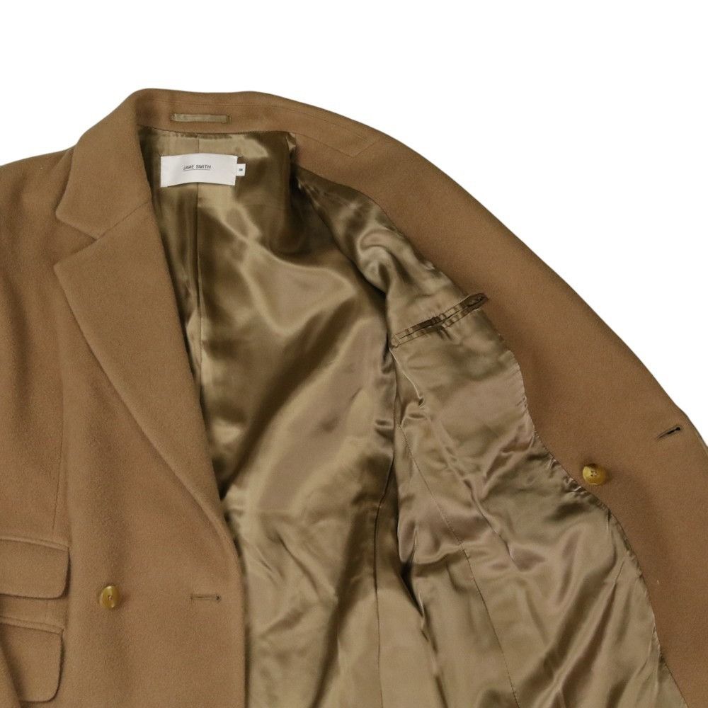 Other Other JANE SMITH Wool Long Double-Breasted Coat Leather Outerwear DUTY FREE for USA Size ONE SIZE - 5 Thumbnail