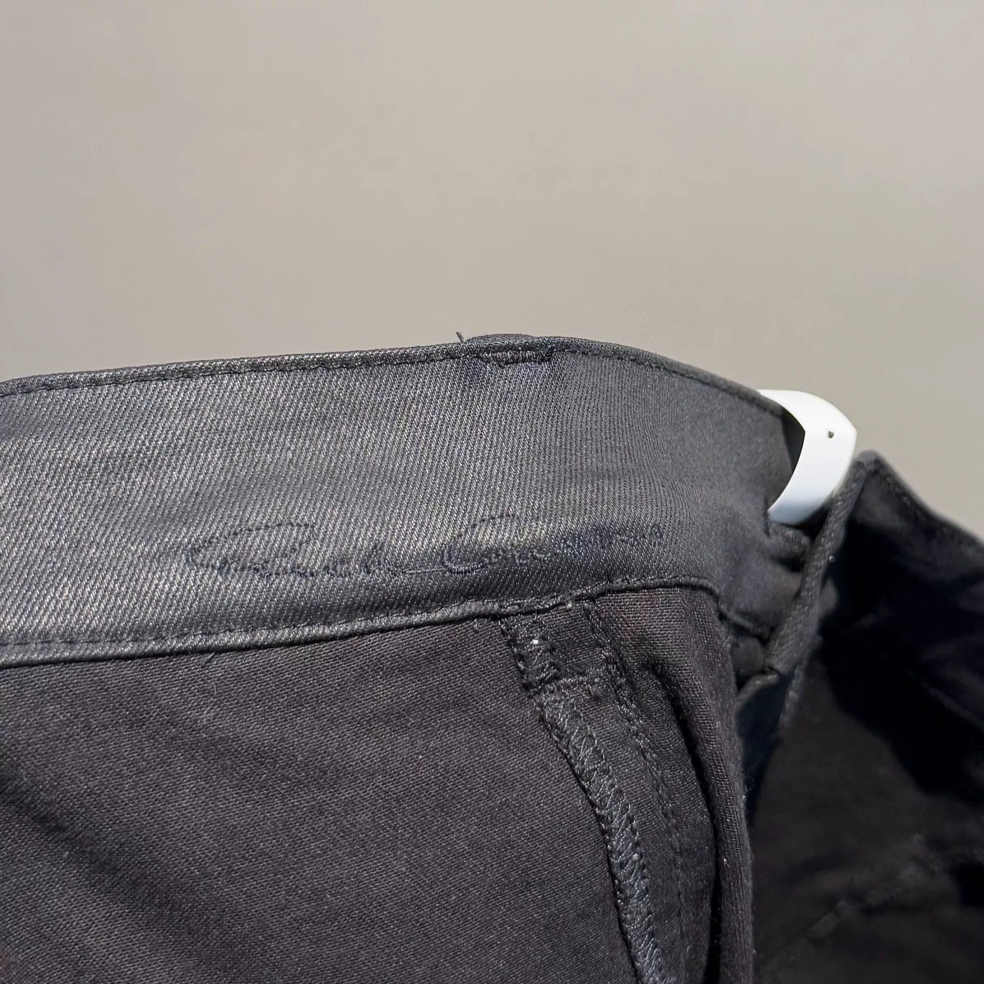 rare rick owens asymmetrical biker pants