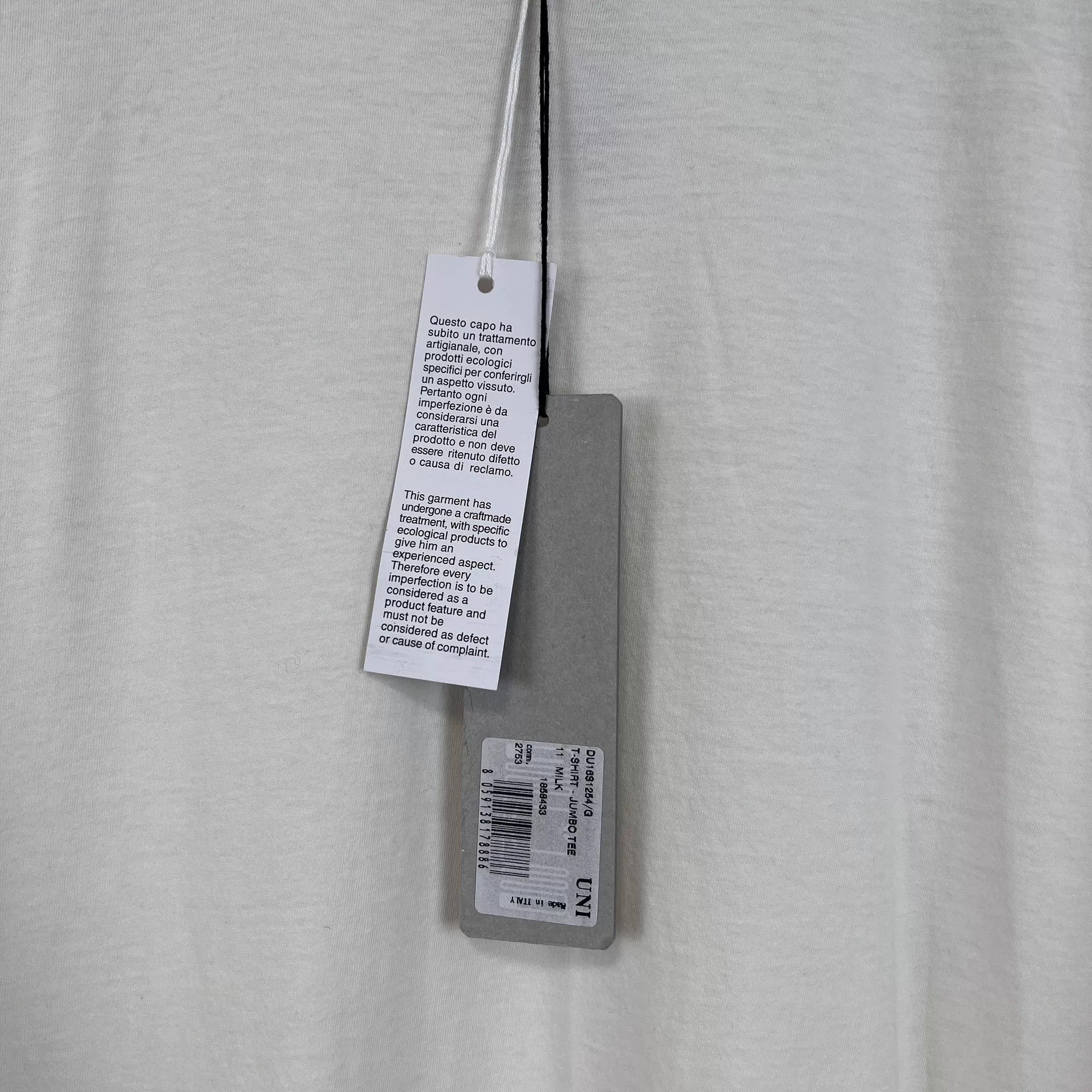 Rick Owens rick owens classic white short sleeve t-shirt Size US M / EU 48-50 / 2 - 3 Thumbnail