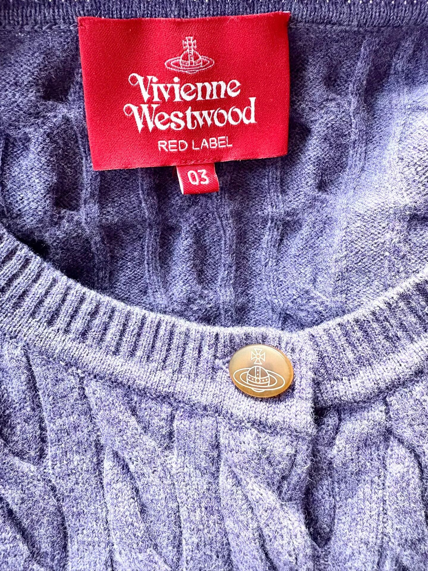 Vivienne Westwood vivienne westwood lavender knit cardigan Size M / US 6-8 / IT 42-44 - 6 Thumbnail