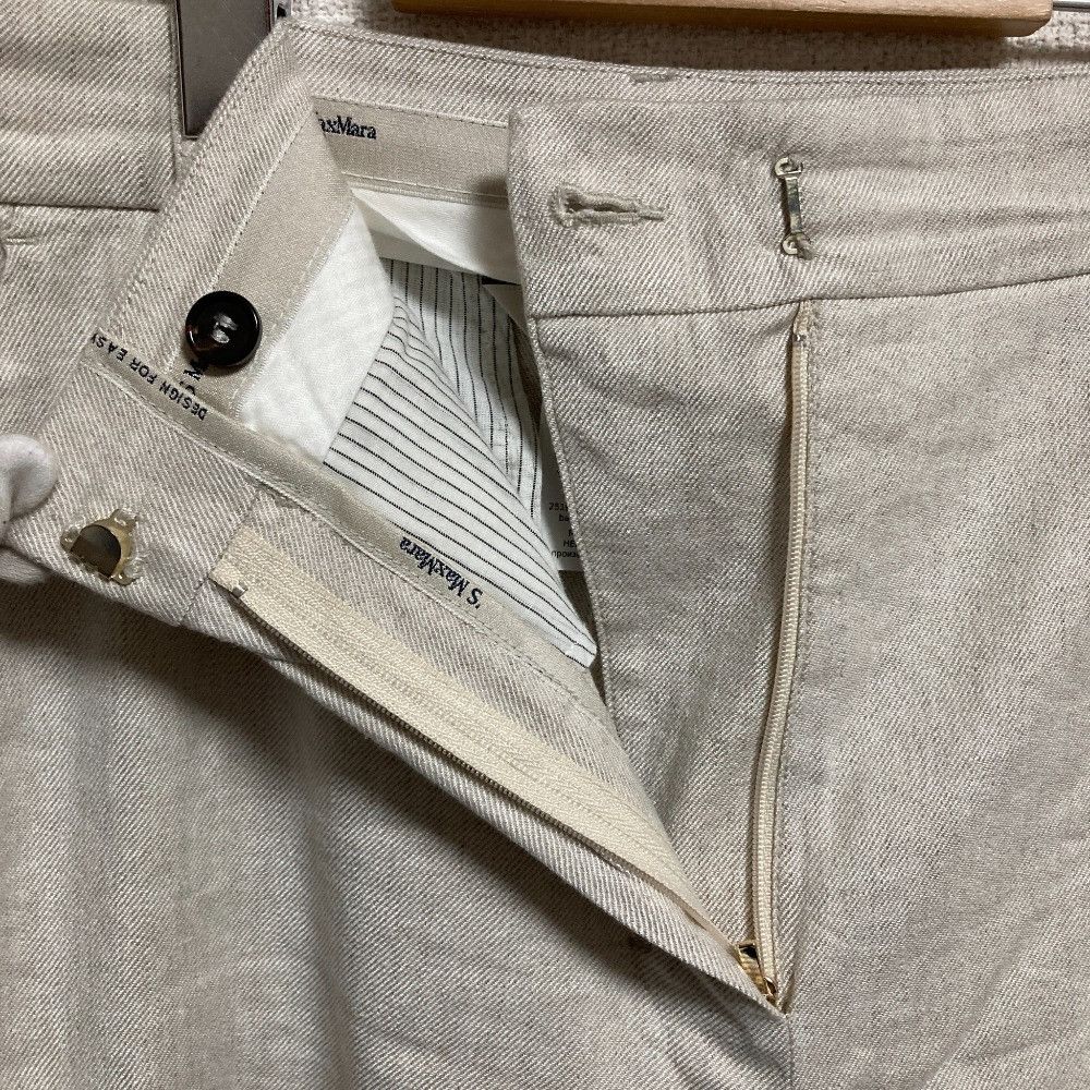 Max Mara MaxMara S Max Mara Linen Pants Plant-based Pants DUTY FREE for USA Size ONE SIZE - 4 Thumbnail