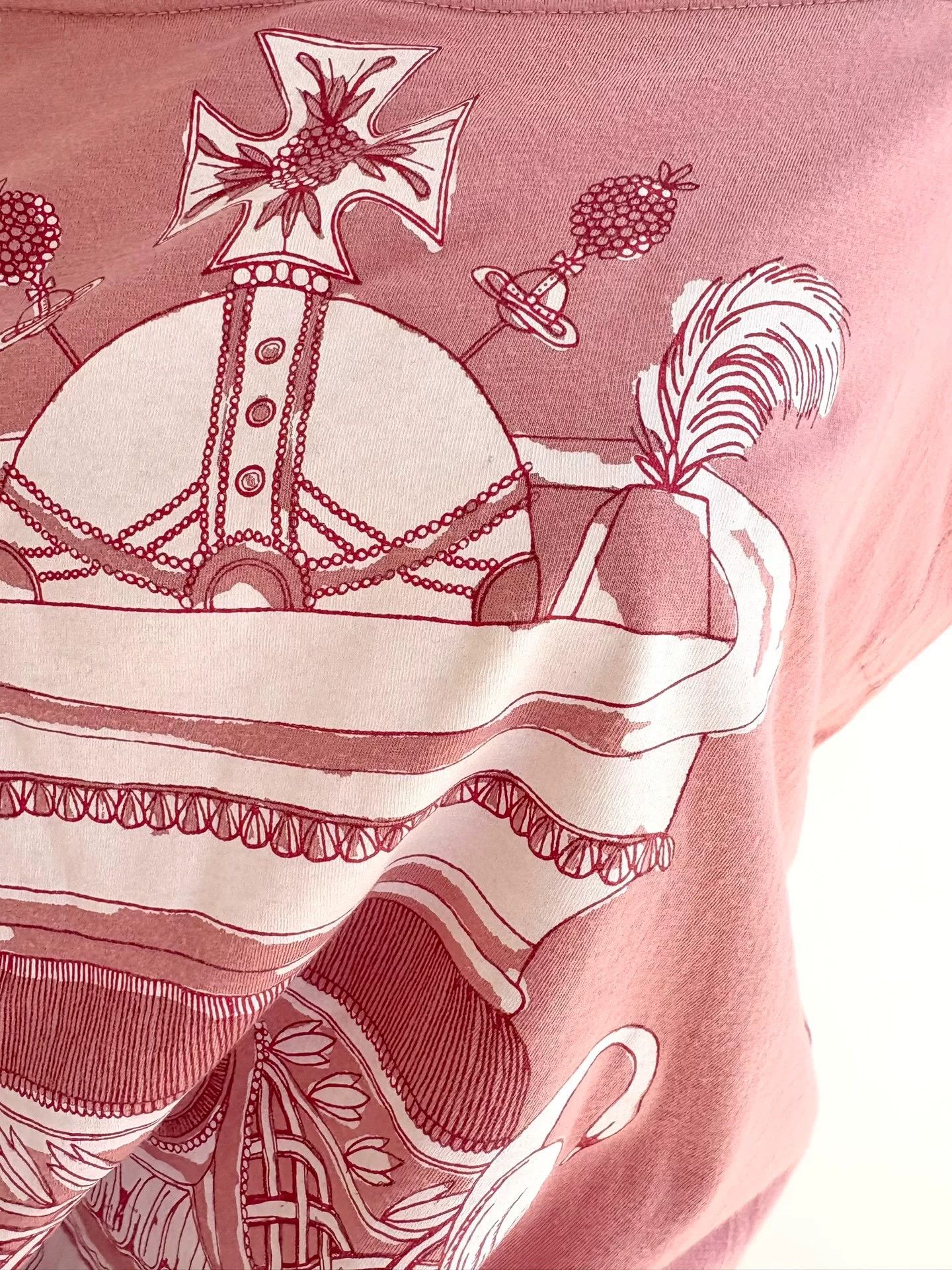 Vivienne Westwood vivienne westwood pink irregular short sleeve tee Size M / US 6-8 / IT 42-44 - 3 Thumbnail