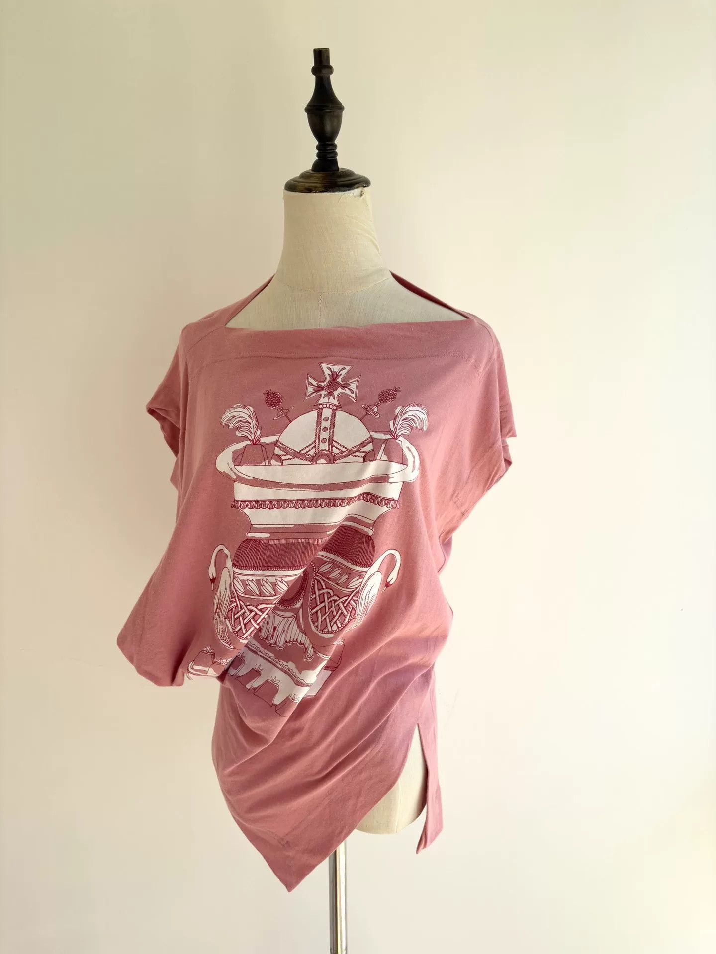 Vivienne Westwood vivienne westwood pink irregular short sleeve tee Size M / US 6-8 / IT 42-44 - 2 Thumbnail