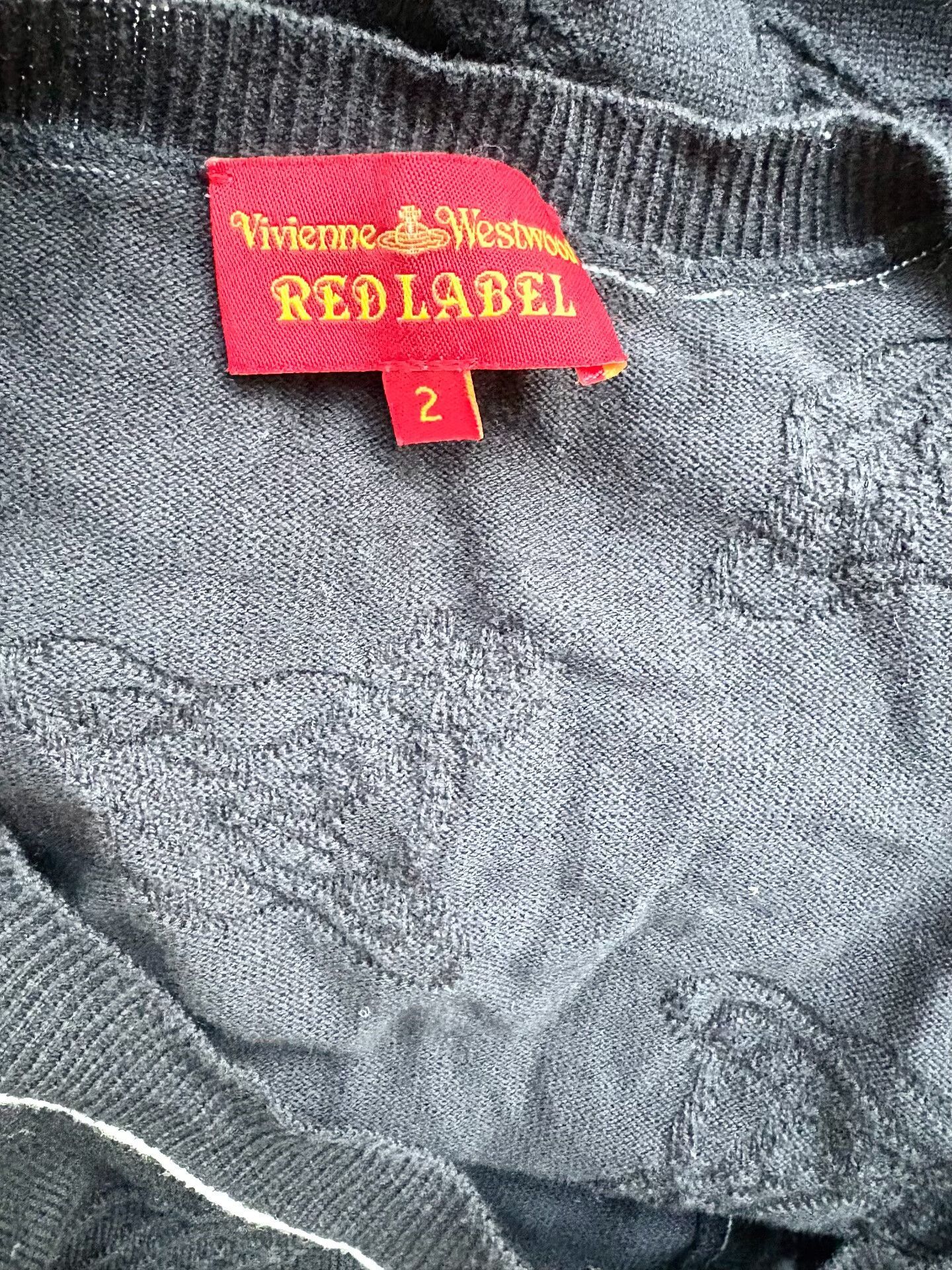 Vivienne Westwood vivienne westwood black short-sleeve cardigan Size S / US 4 / IT 40 - 8 Thumbnail