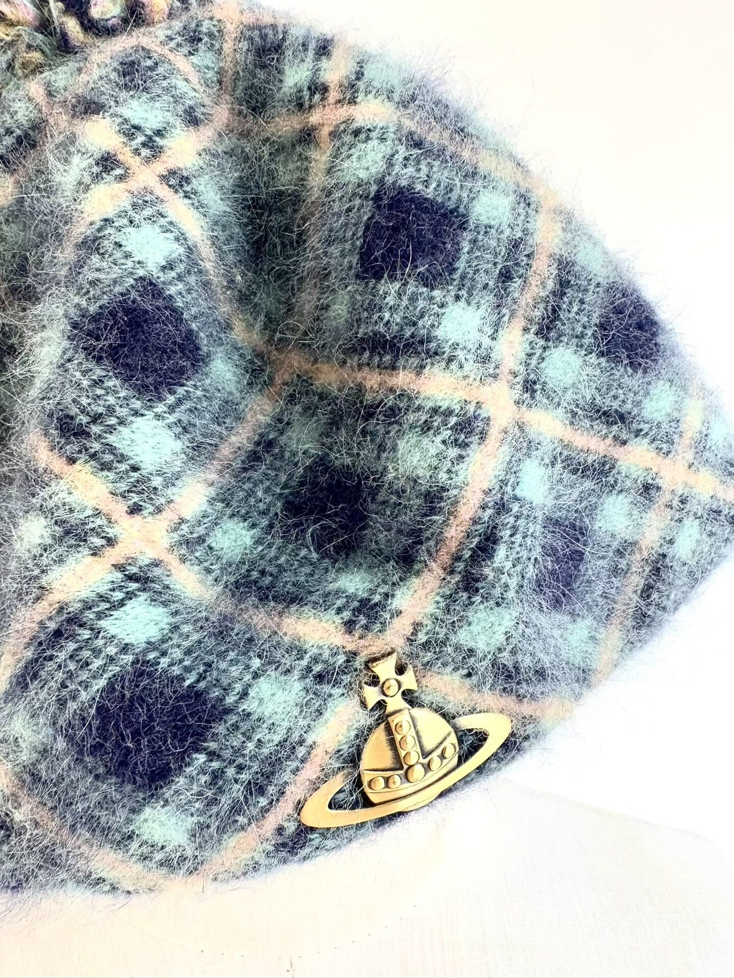 Vivienne Westwood vivienne westwood blue plaid beret hat Size ONE SIZE - 3 Thumbnail