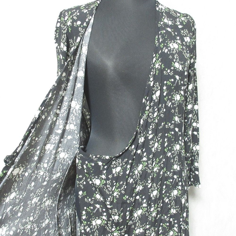 Other Other Ganni Floral Wrap Dress Cotton Dresses 1577-399-0144 DUTY FREE for USA Size ONE SIZE - 6 Thumbnail