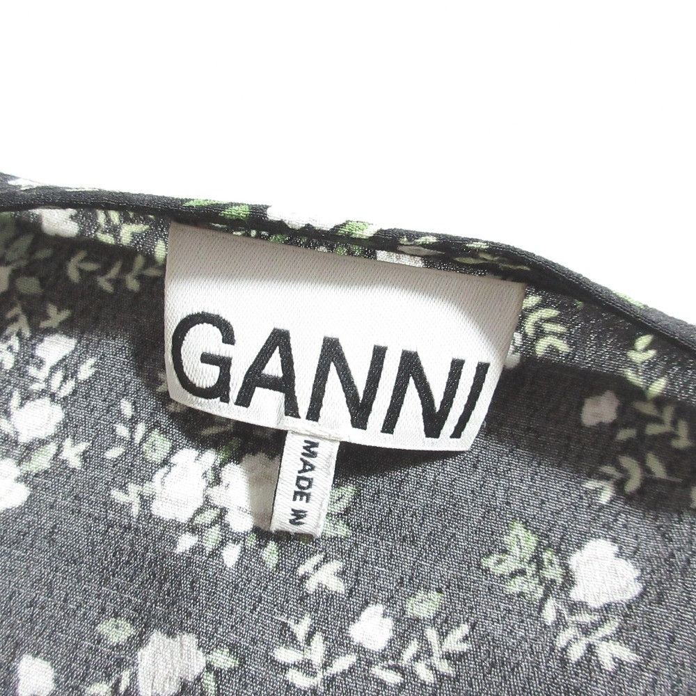 Other Other Ganni Floral Wrap Dress Cotton Dresses 1577-399-0144 DUTY FREE for USA Size ONE SIZE - 7 Thumbnail