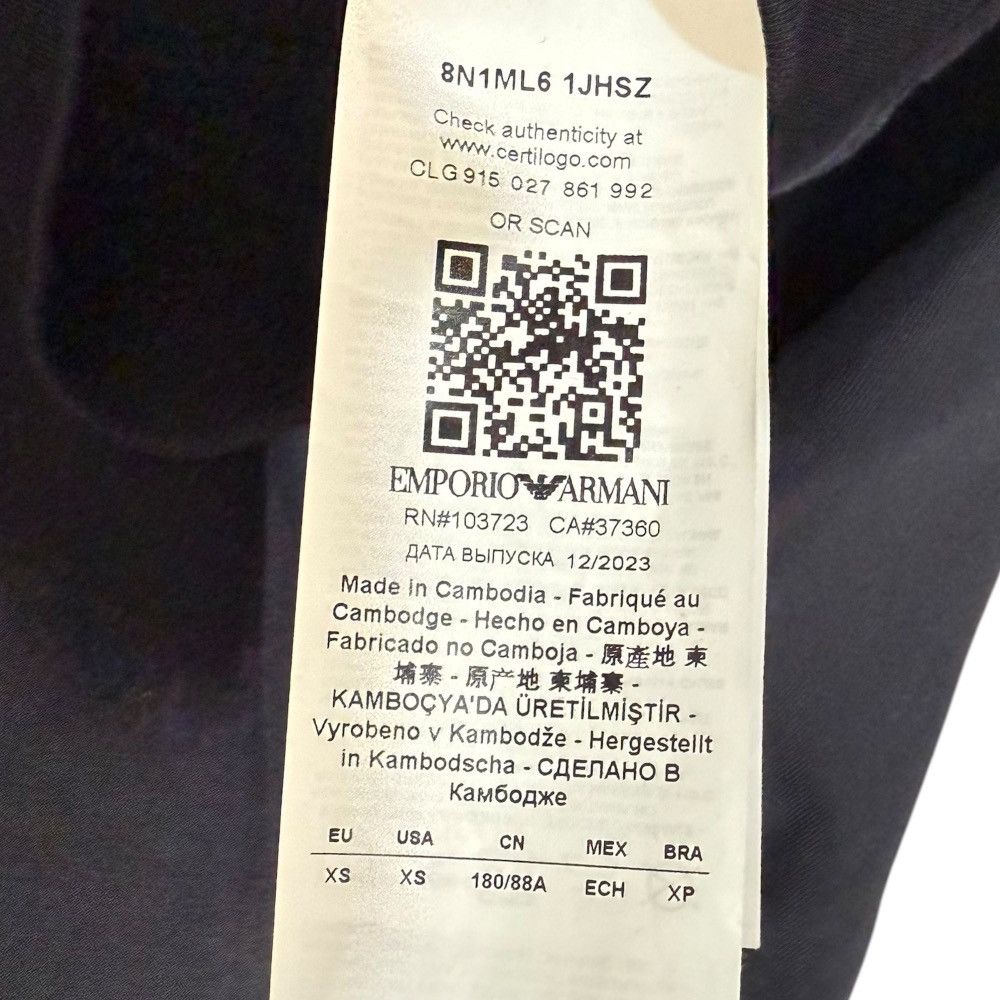 Armani Armani Emporio Armani EA logo embossed Double Jersey Hoodie Others Sweatshirts & Hoodies DUTY FREE for USA Size ONE SIZE - 7 Thumbnail