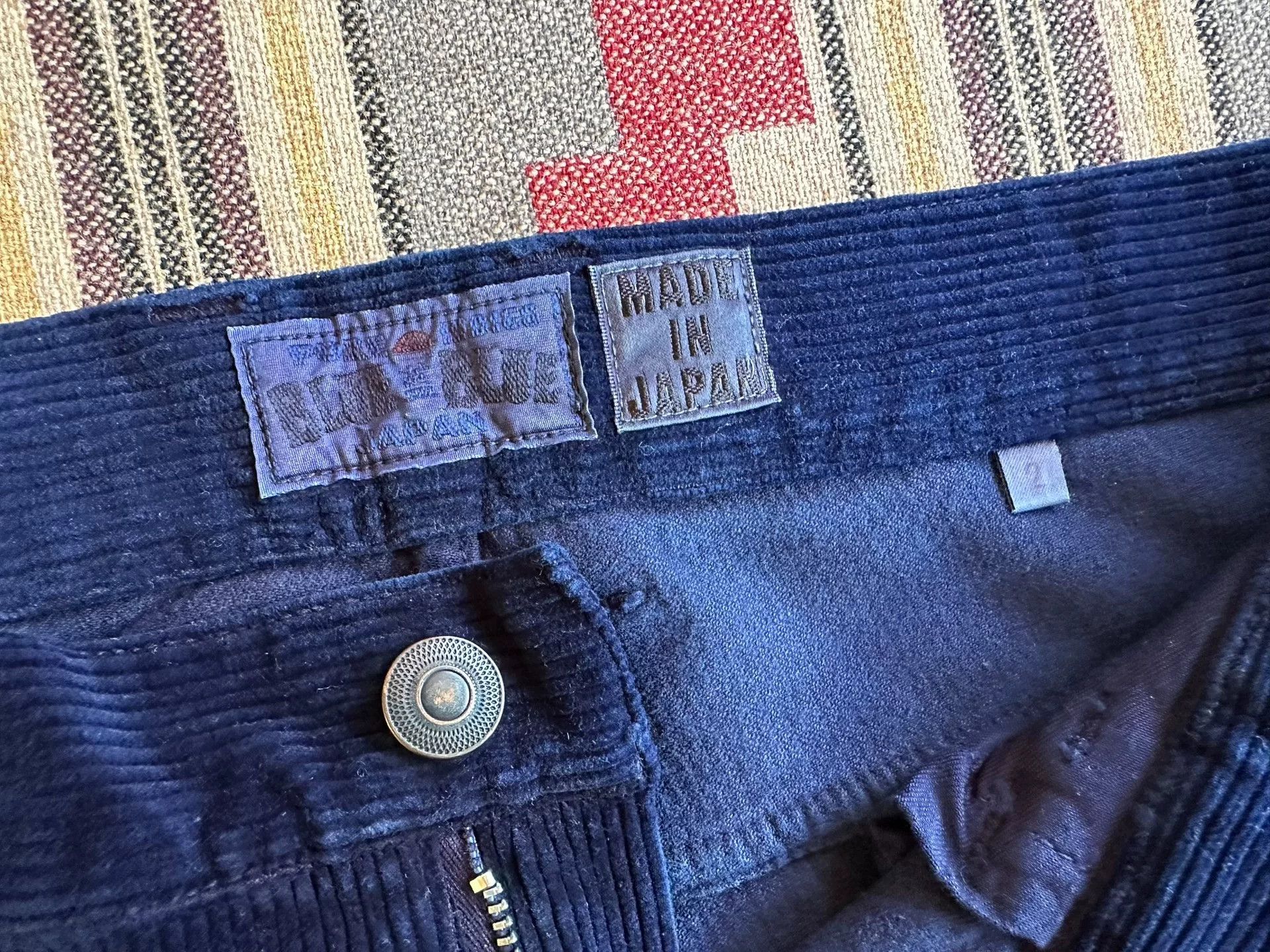Blue Blue Japan blue blue japan indigo corduroy pants Size US 30 / EU 46 - 4 Thumbnail