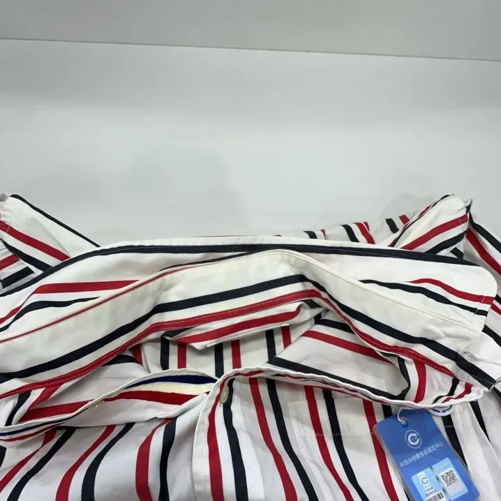 Thom Browne Thom Browne Striped Long Sleeve Casual Shirt Size US XS / EU 42 / 0 - 7 Thumbnail