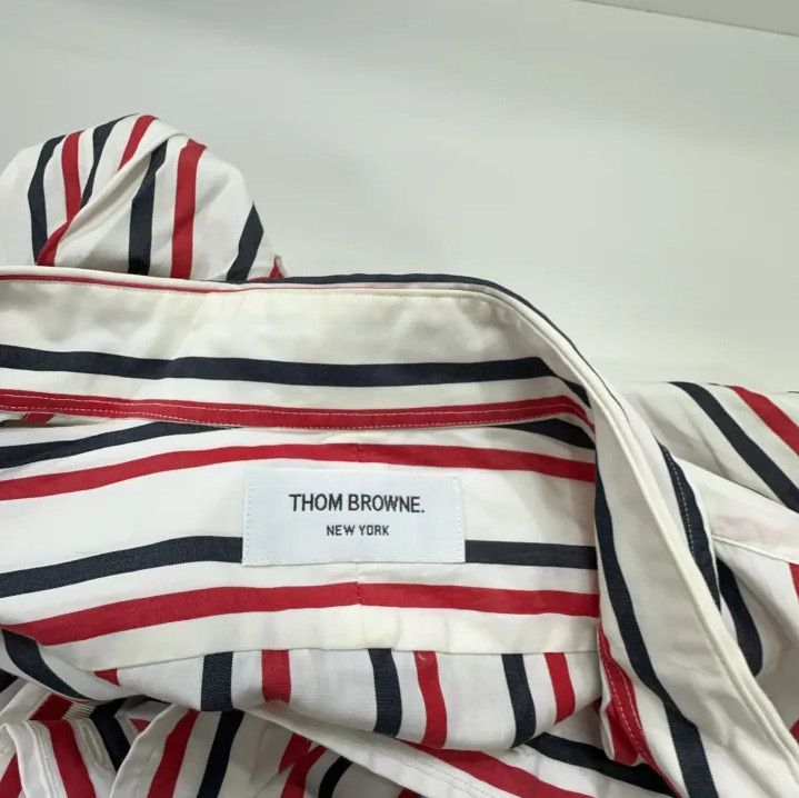 Thom Browne Thom Browne Striped Long Sleeve Casual Shirt Size US XS / EU 42 / 0 - 4 Thumbnail