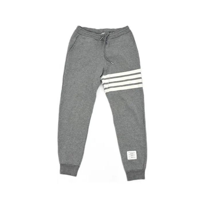 Thom Browne Thom Browne Classic Stripe Loose Knit Sweatpants Size US 30 / EU 46 - 2 Thumbnail