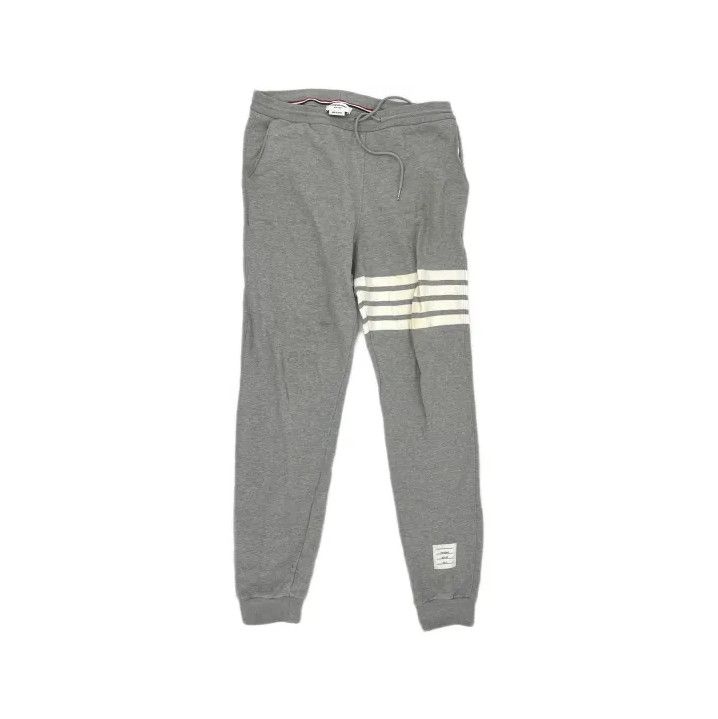 Thom Browne Thom Browne Classic Embroidered Gray Sweatpants Size US 30 / EU 46 - 2 Thumbnail