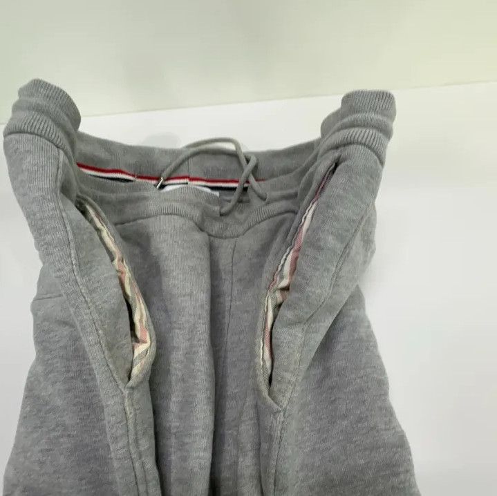 Thom Browne Thom Browne Classic Embroidered Gray Sweatpants Size US 30 / EU 46 - 9 Thumbnail