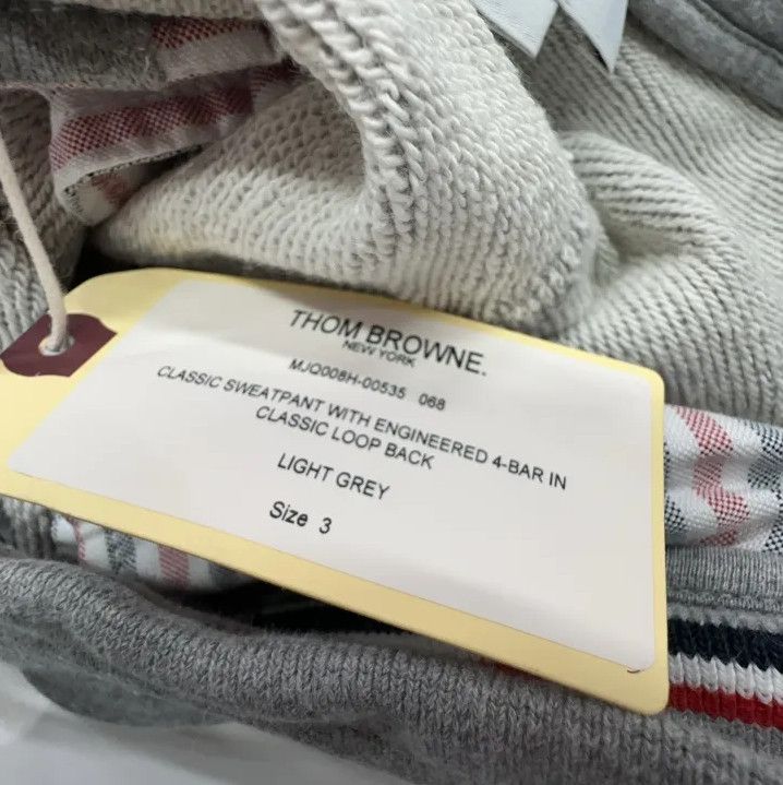 Thom Browne Thom Browne Classic Striped Knit Sweatpants Size US 34 / EU 50 - 4 Thumbnail