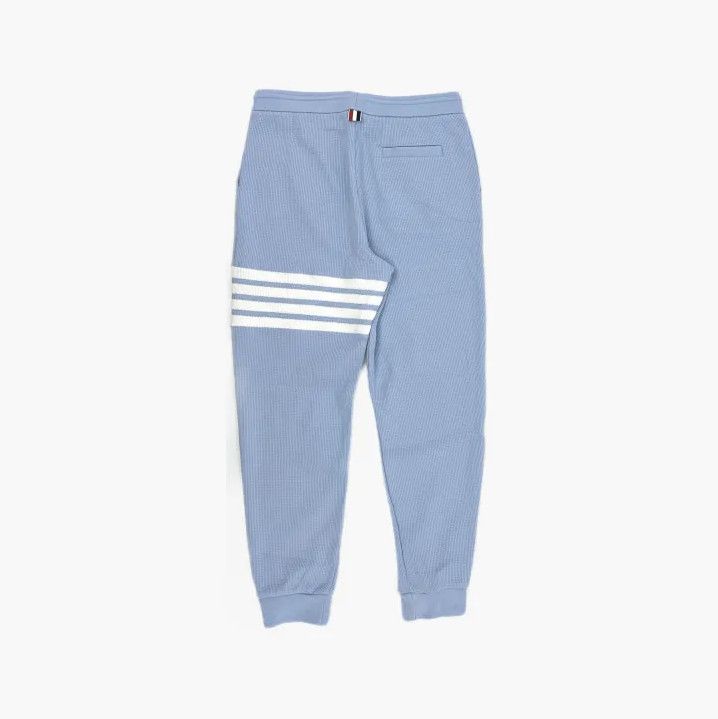 Thom Browne Thom Browne Light Blue Waffle Knit Sweatpants Size US 30 / EU 46 - 3 Thumbnail