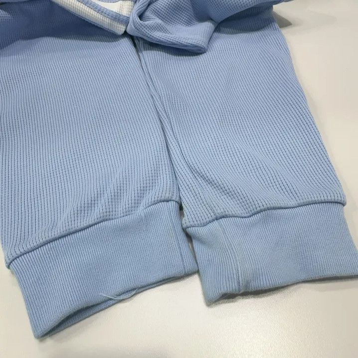 Thom Browne Thom Browne Light Blue Waffle Knit Sweatpants Size US 30 / EU 46 - 11 Thumbnail