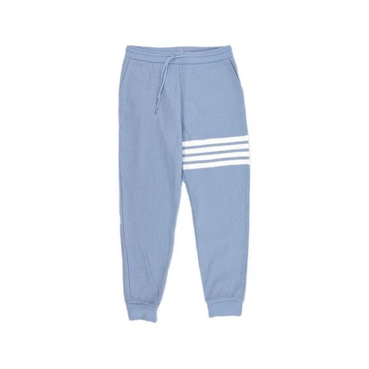 Thom Browne Thom Browne Light Blue Waffle Knit Sweatpants Size US 30 / EU 46 - 2 Thumbnail