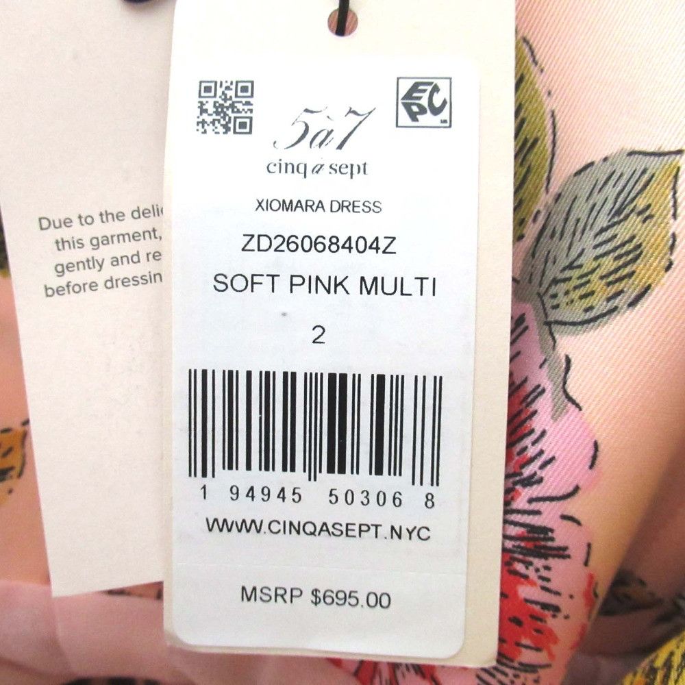 Other Other 5a7 cinq a sept Floral Print Dress Others Dresses DUTY FREE for USA Size ONE SIZE - 7 Thumbnail