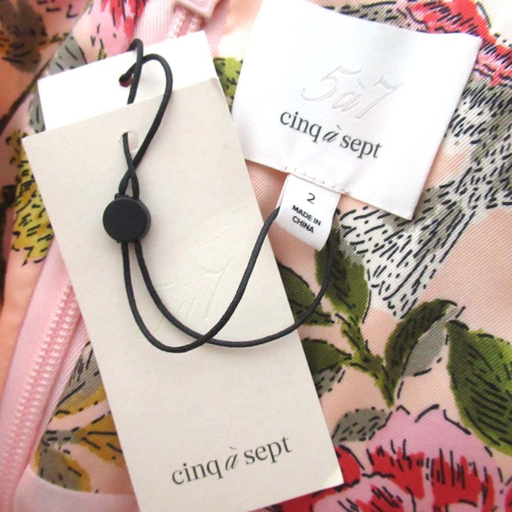 Other Other 5a7 cinq a sept Floral Print Dress Others Dresses DUTY FREE for USA Size ONE SIZE - 6 Thumbnail