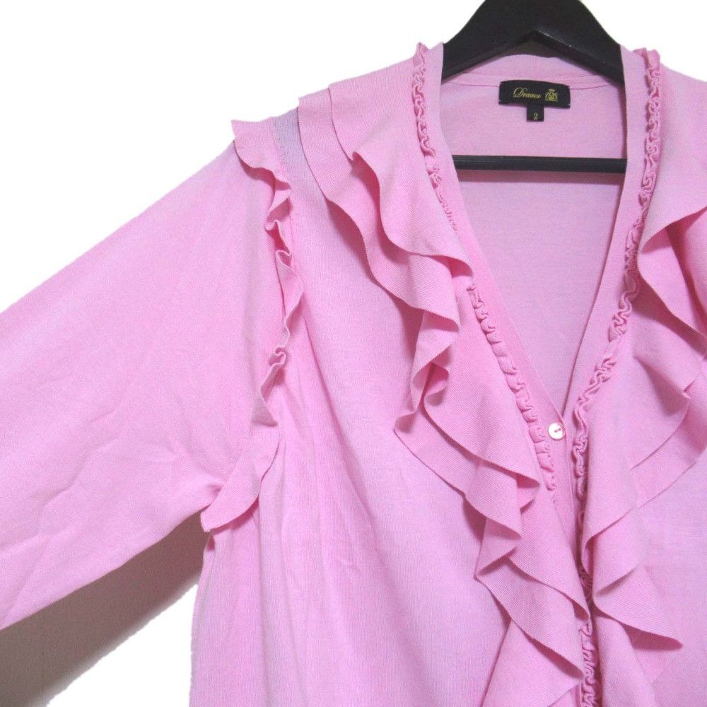Other Other Drawer 18G Cotton Cardigan Cotton Tops 6515-199-0470 DUTY FREE for USA Size ONE SIZE - 3 Thumbnail