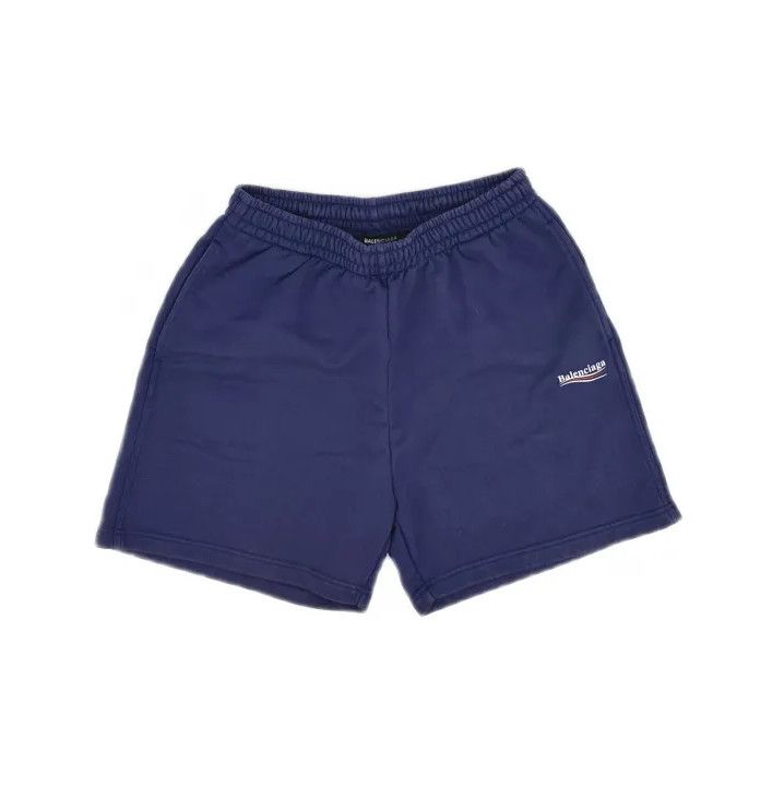 Balenciaga Balenciaga Casual Blue Letter Print Shorts Size US 30 / EU 46 - 2 Thumbnail