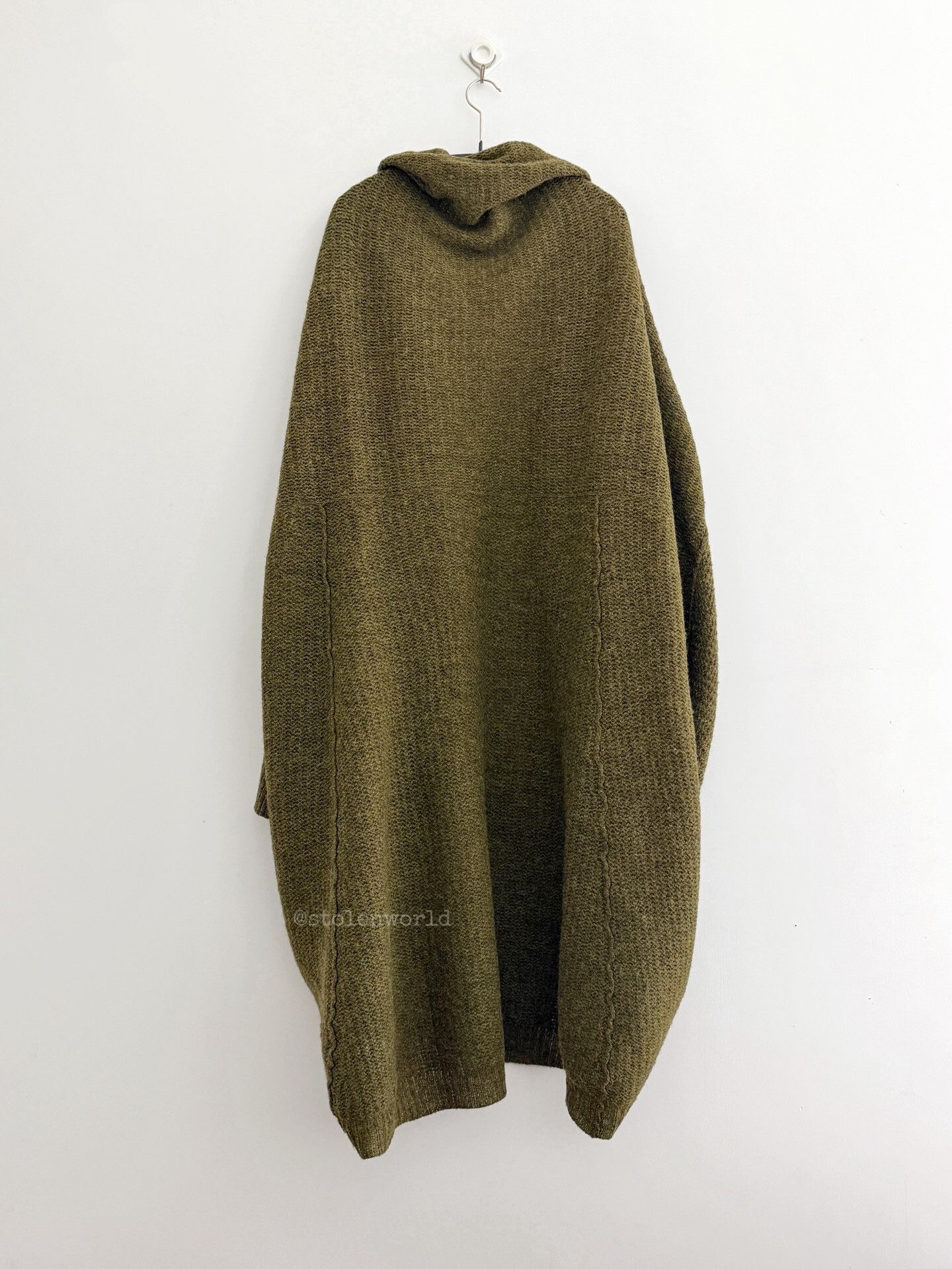 Y's green knitted wool cardigan by Y's Size M / US 6-8 / IT 42-44 - 8 Thumbnail