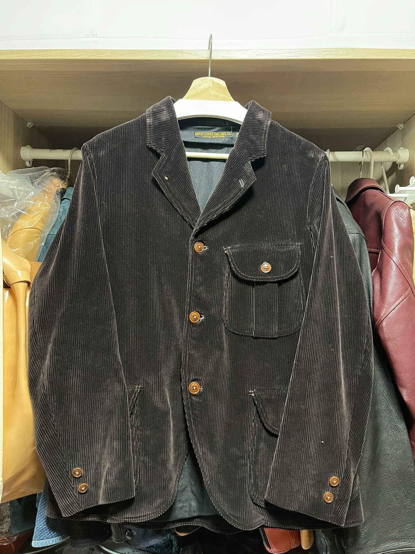 Freewheelers freewheelers corduroy hunting jacket in red-brown Size US M / EU 48-50 / 2 - 3 Thumbnail