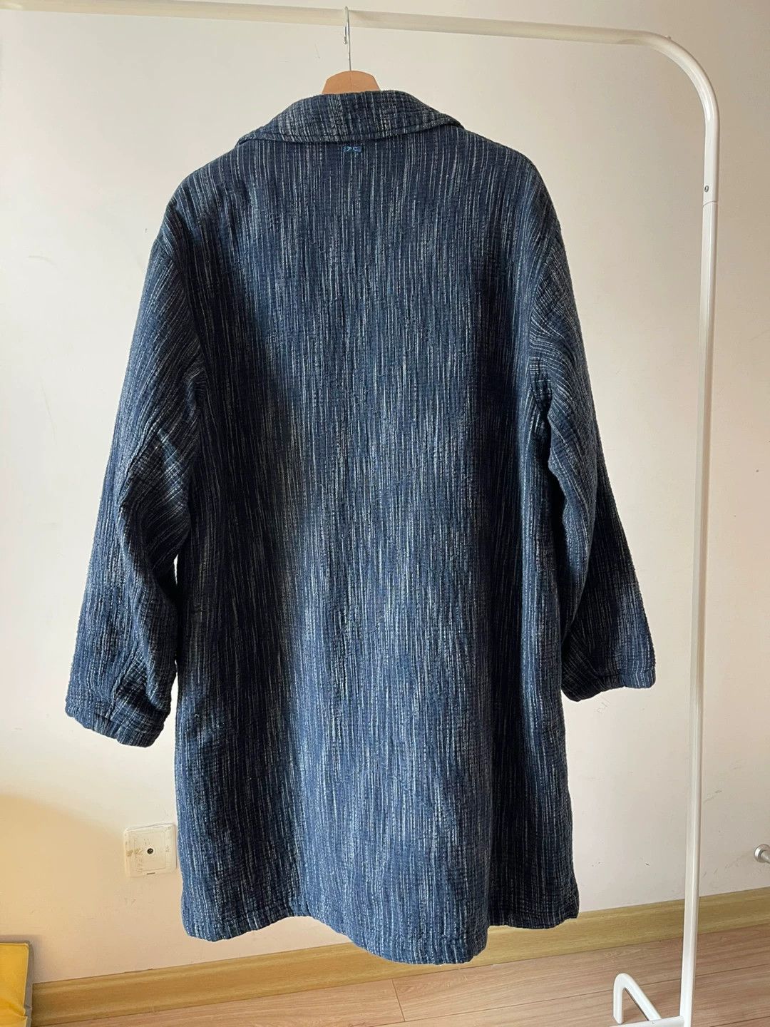 Porter Classic silver kasuri windbreaker coat Size XS / US 0-2 / IT 36-38 - 5 Thumbnail