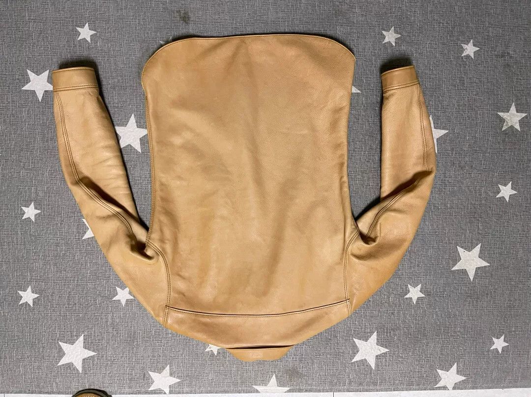 Tetsunori Tawaraya tan leather shirt jacket with pockets Size US M / EU 48-50 / 2 - 3 Thumbnail