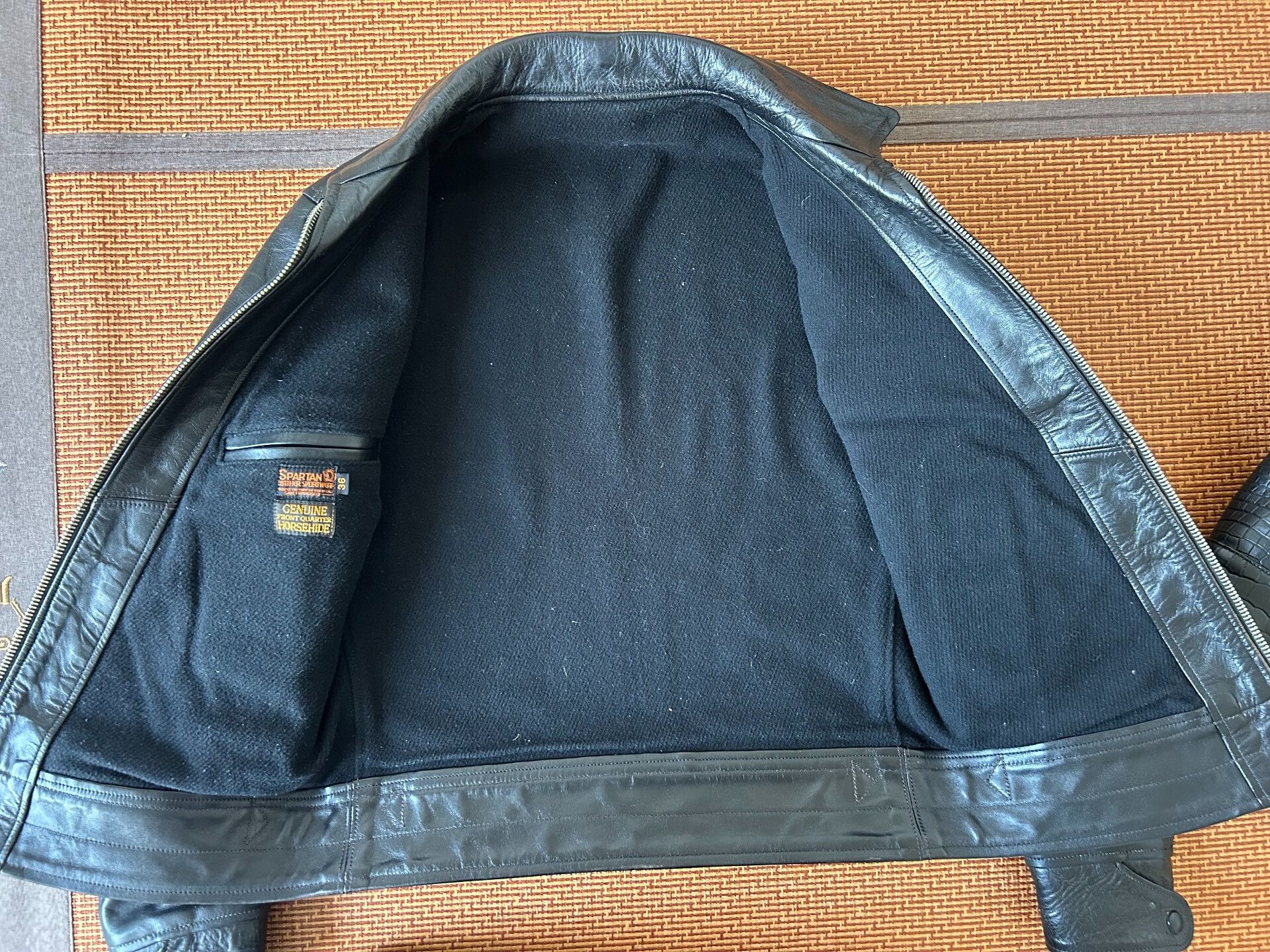 Freewheelers high-quality black leather jacket by freewheelers Size US M / EU 48-50 / 2 - 8 Thumbnail