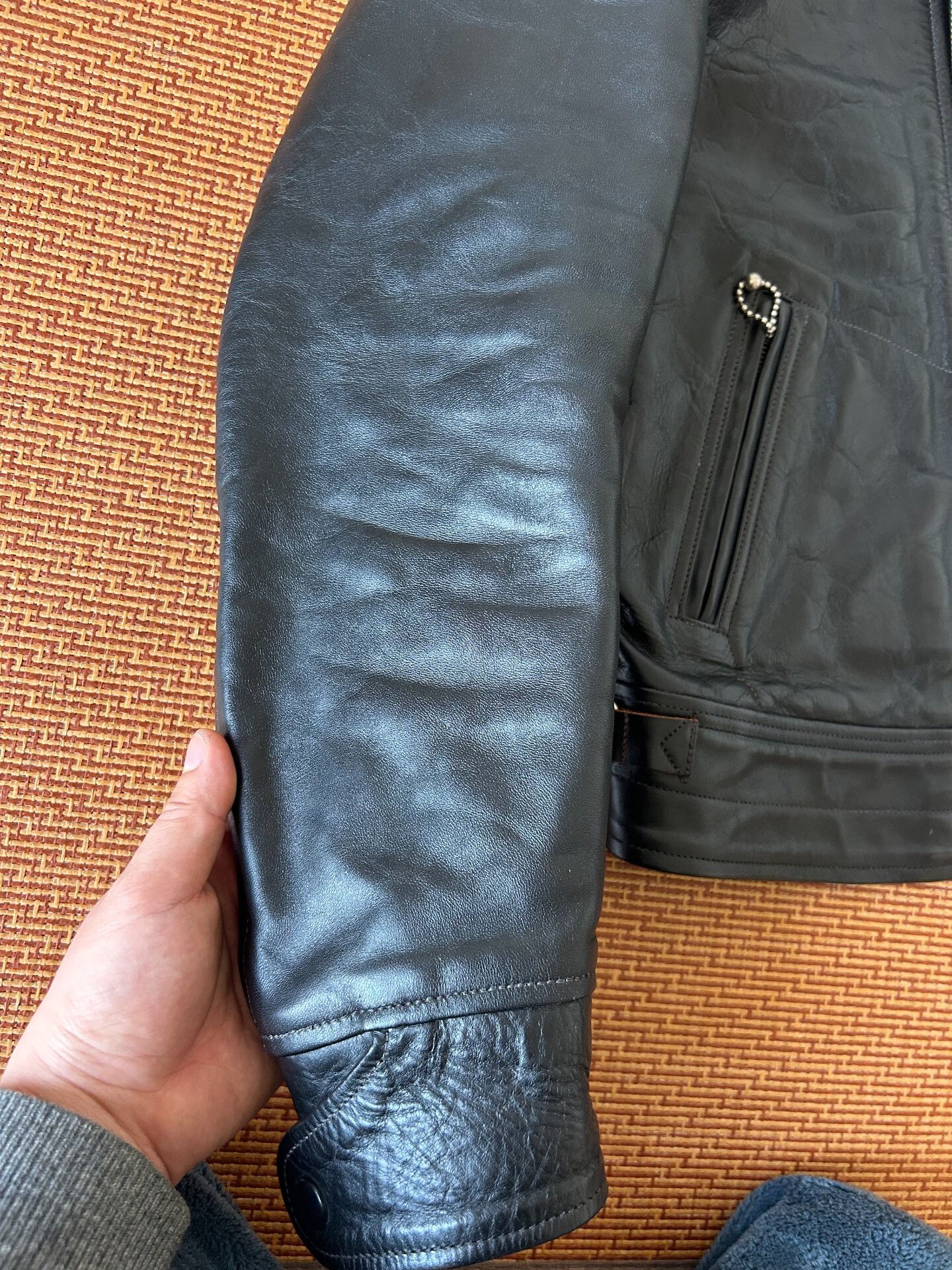 Freewheelers high-quality black leather jacket by freewheelers Size US M / EU 48-50 / 2 - 7 Thumbnail