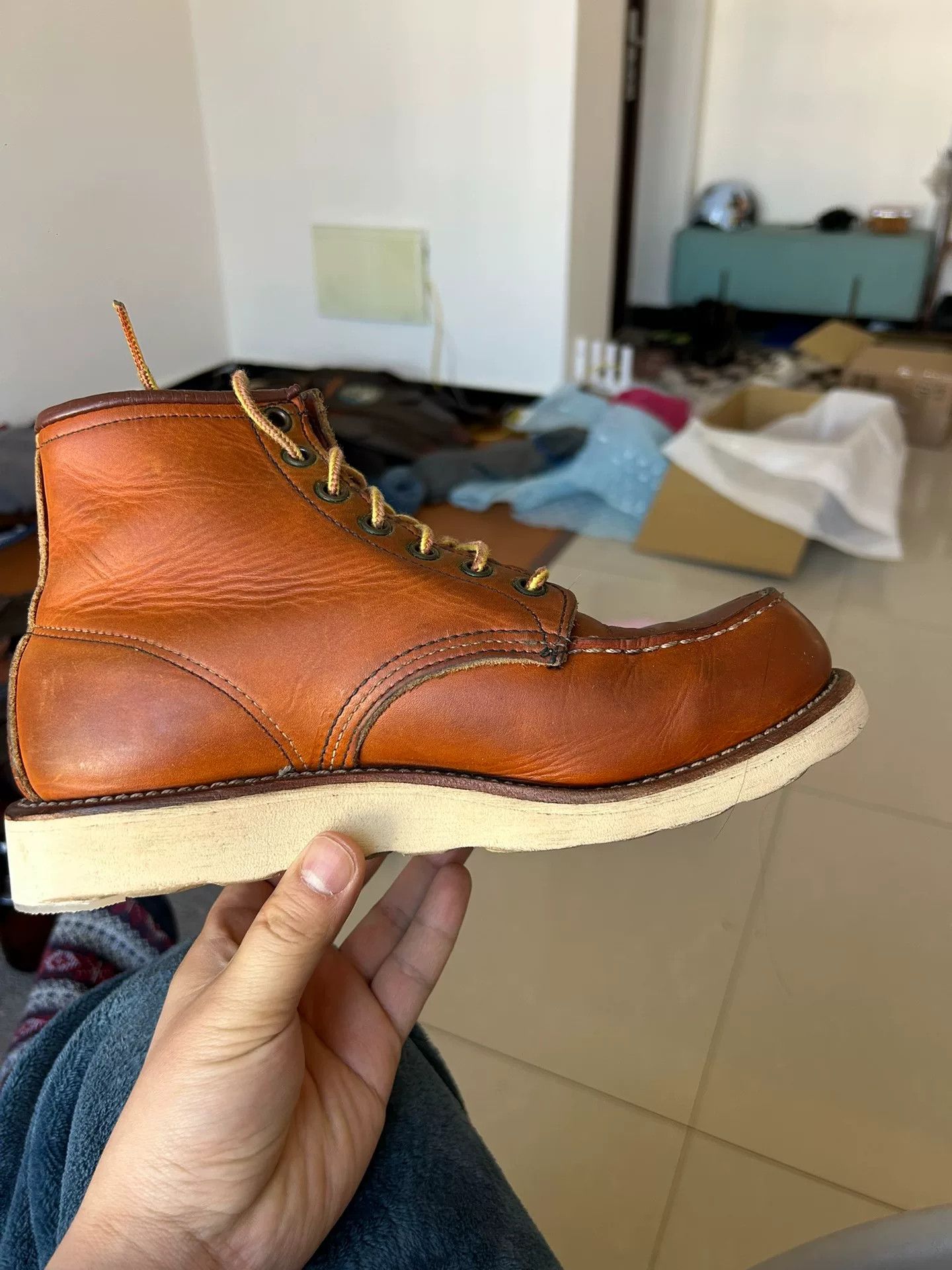 Red Wing redwing 875 leather boots size 6D Size US 6 / EU 39 - 3 Thumbnail