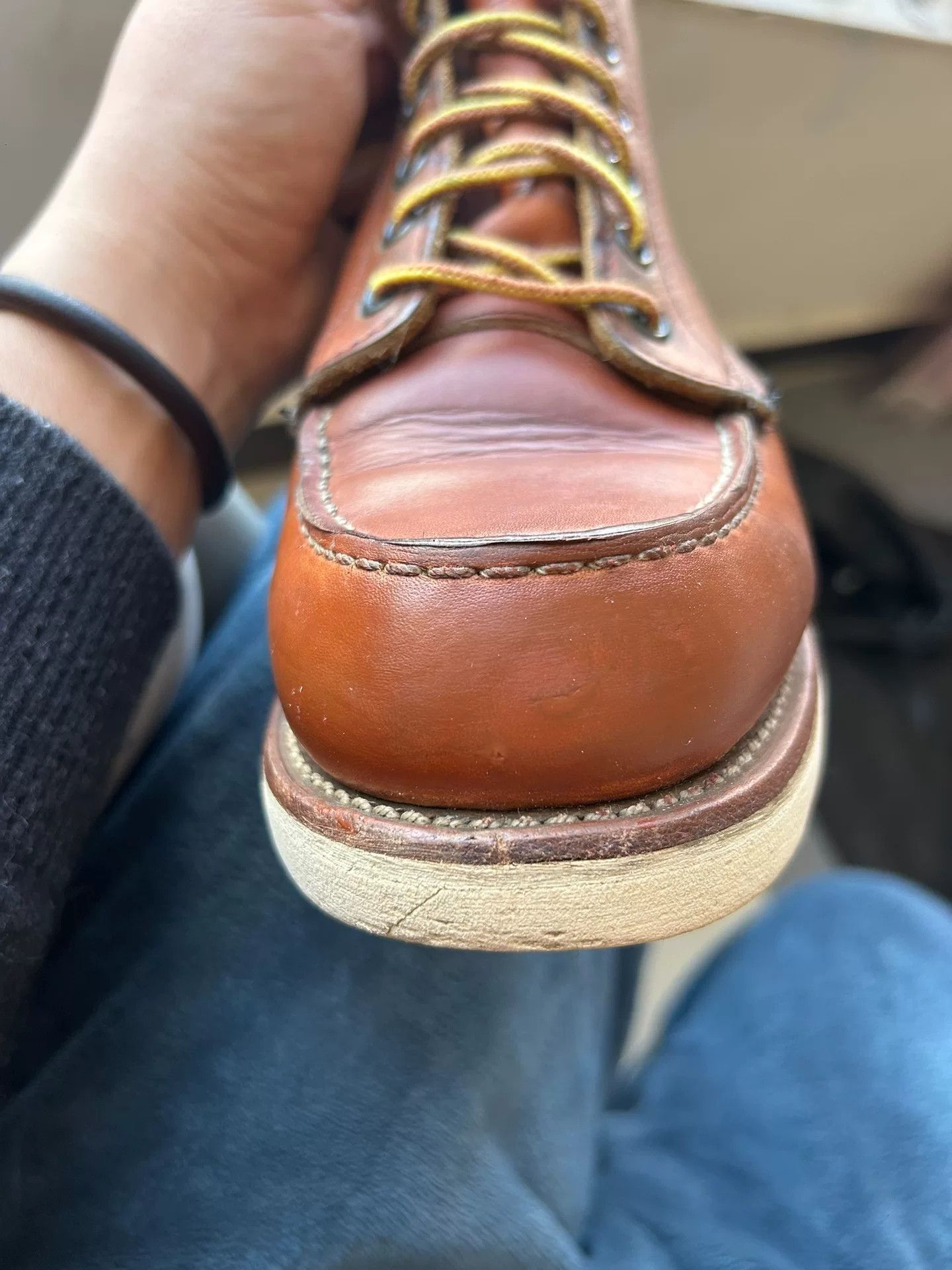 Red Wing redwing 875 leather boots size 6D Size US 6 / EU 39 - 9 Thumbnail