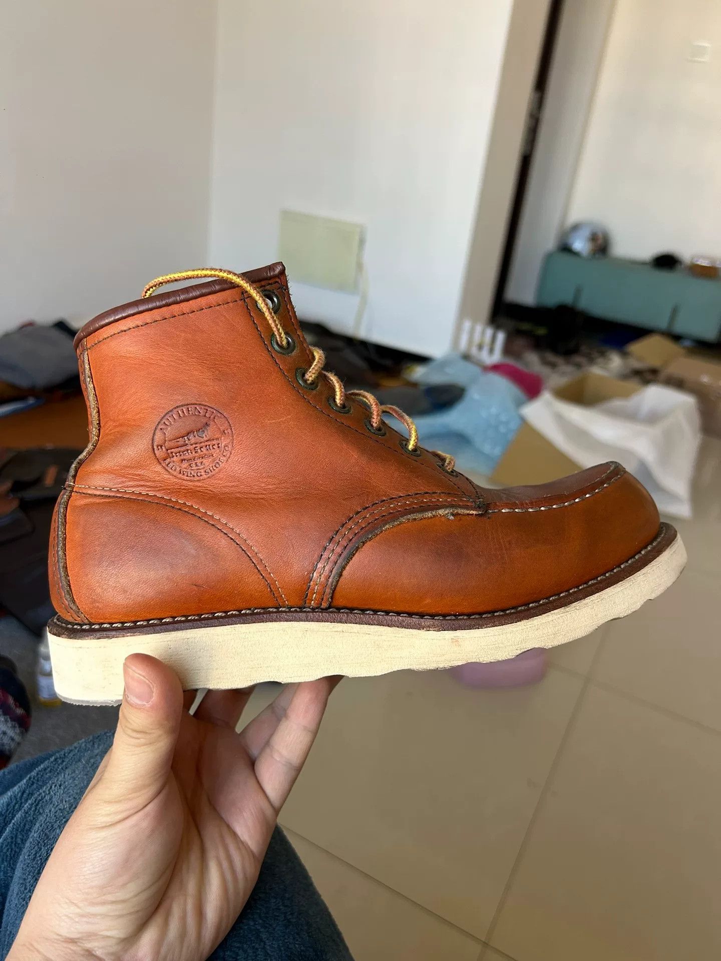 Red Wing redwing 875 leather boots size 6D Size US 6 / EU 39 - 4 Thumbnail