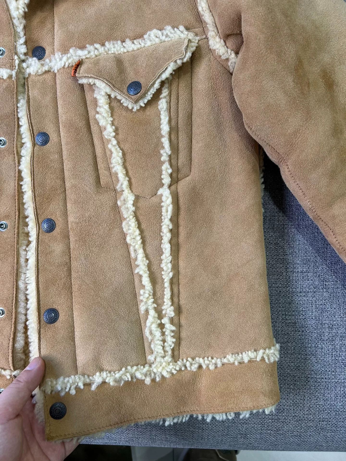 Jelado jelado leather shearling lined jacket Size US M / EU 48-50 / 2 - 4 Thumbnail