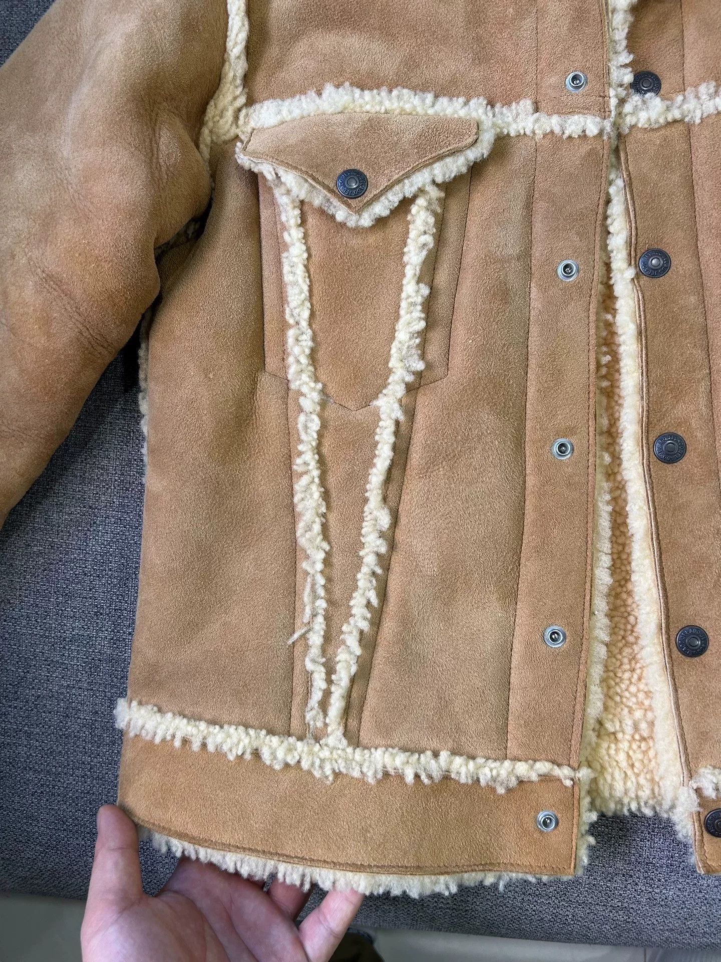 Jelado jelado leather shearling lined jacket Size US M / EU 48-50 / 2 - 5 Thumbnail