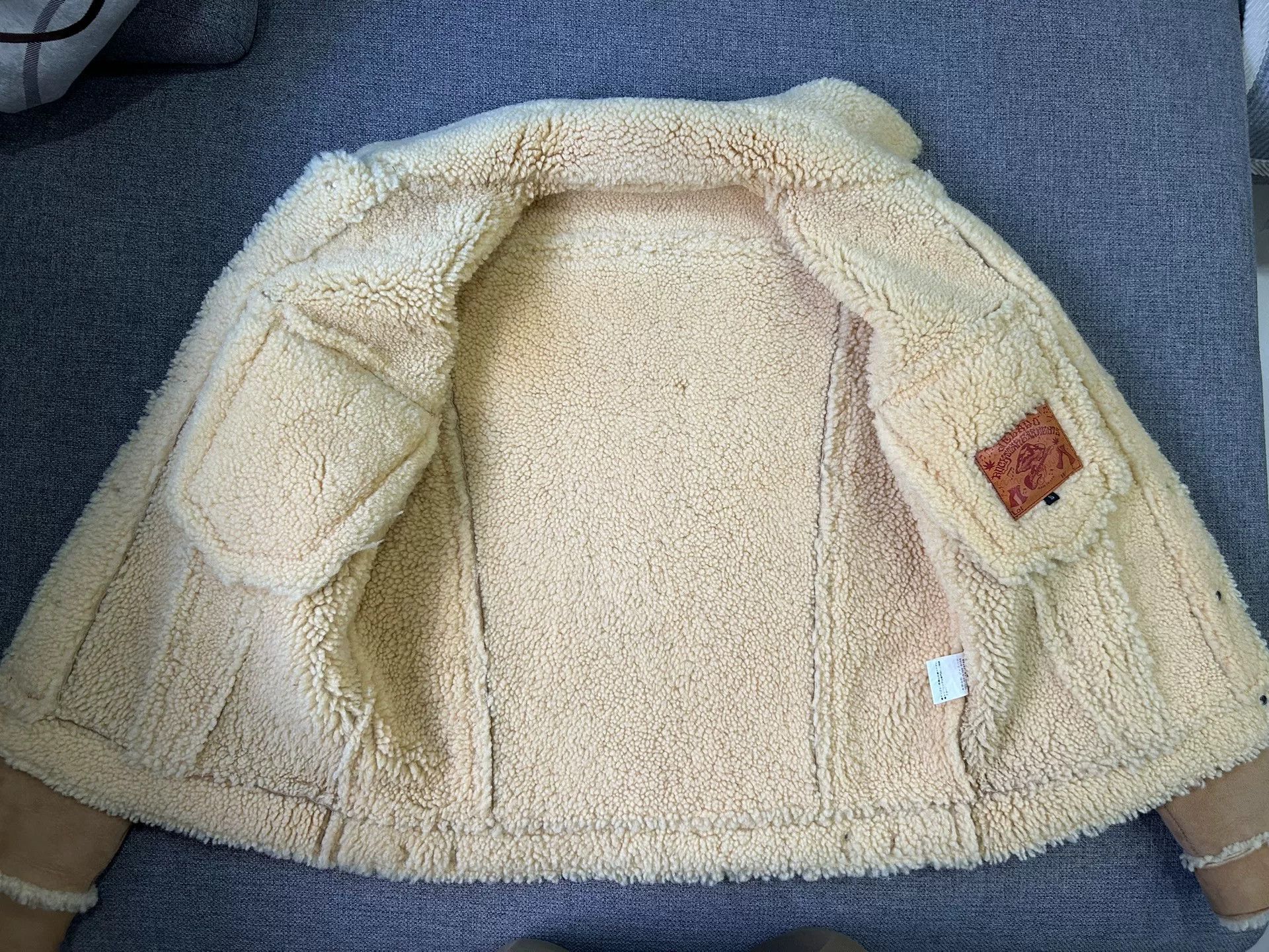 Jelado jelado leather shearling lined jacket Size US M / EU 48-50 / 2 - 6 Thumbnail