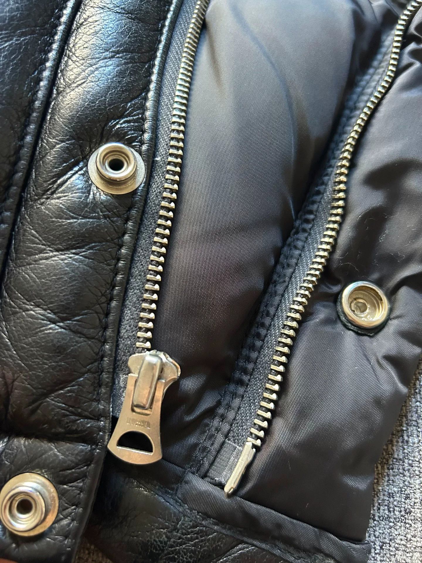 The Real McCoy's real mccoy leather down vest for men Size US M / EU 48-50 / 2 - 7 Thumbnail
