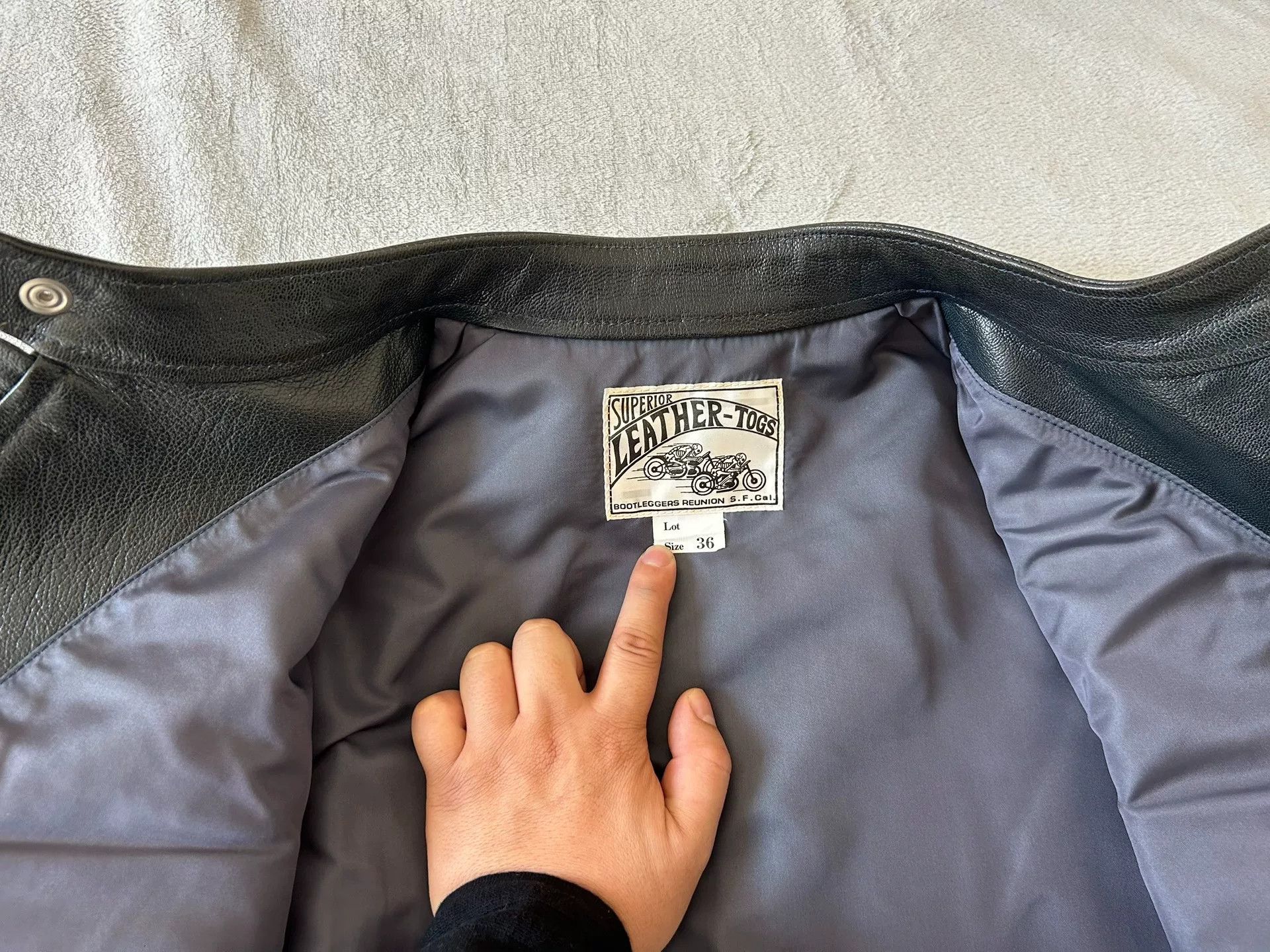 Freewheelers freewheelers black leather biker jacket Size US M / EU 48-50 / 2 - 8 Thumbnail